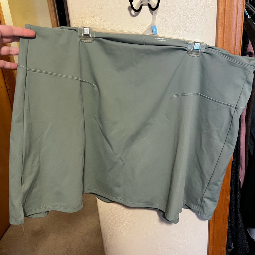 High wasted skort
